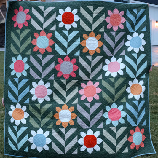 Spring Fling Sew-Ready Quilt Kit: Moda Magic Dot Edition