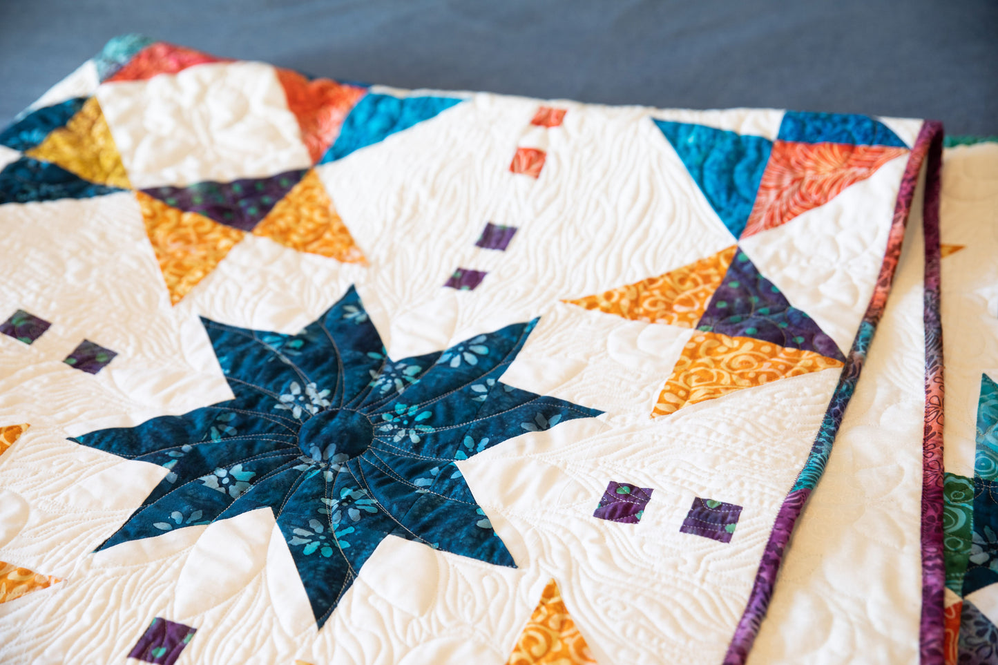 Starshine in Multi Precut Quilt Kit (Incluldes backing!)