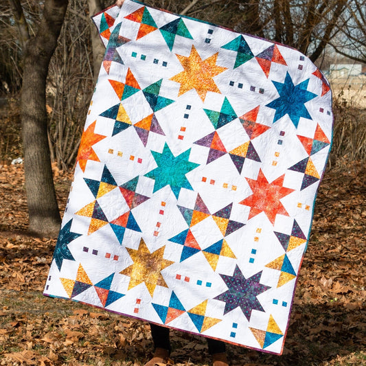 Starshine in Multi Precut Quilt Kit (Incluldes backing!)