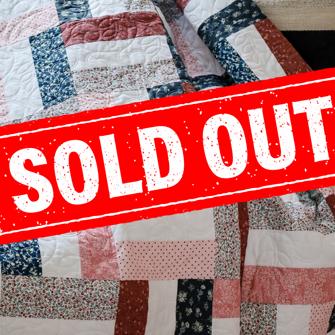 Picket Fences A Walk On The Prairie Riley Blake Designs  Pre-Cut Ready-To-Sew Quilt Kit