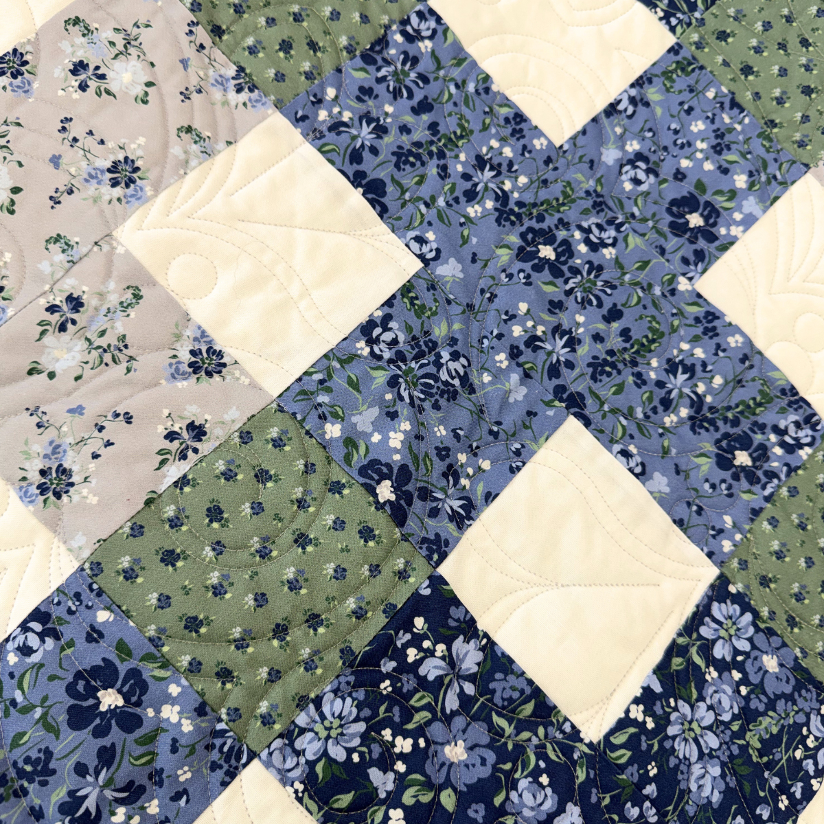 Belvoir Blue Precut Quilt Kit