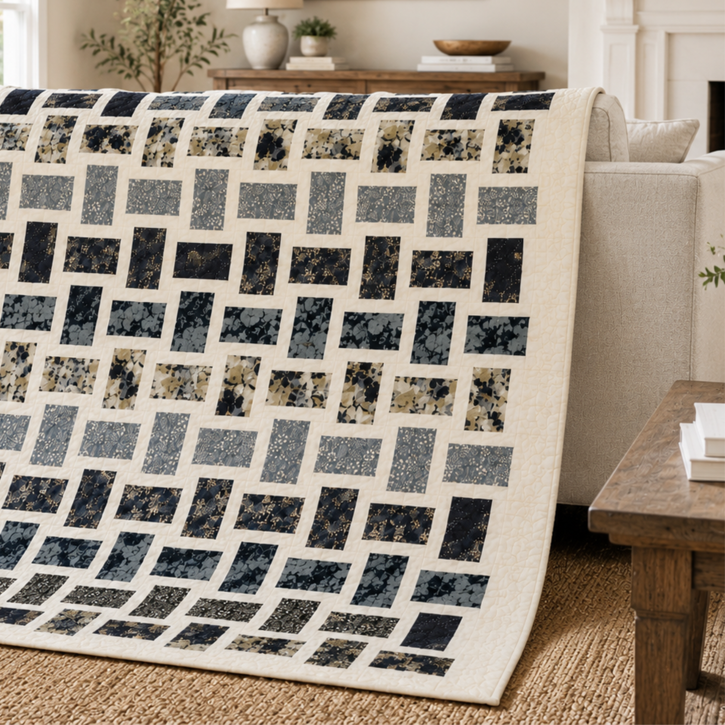 Dream Weaving Arabesque Pre Cut Quilt Kit- Featuring Arabesque by Moda Fabric