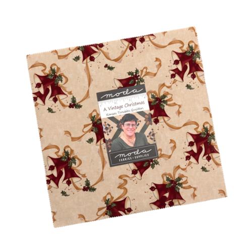 A Vintage Christmas Layer Cake® 9780LC Moda Precuts 10" squares by Kansas Troubles