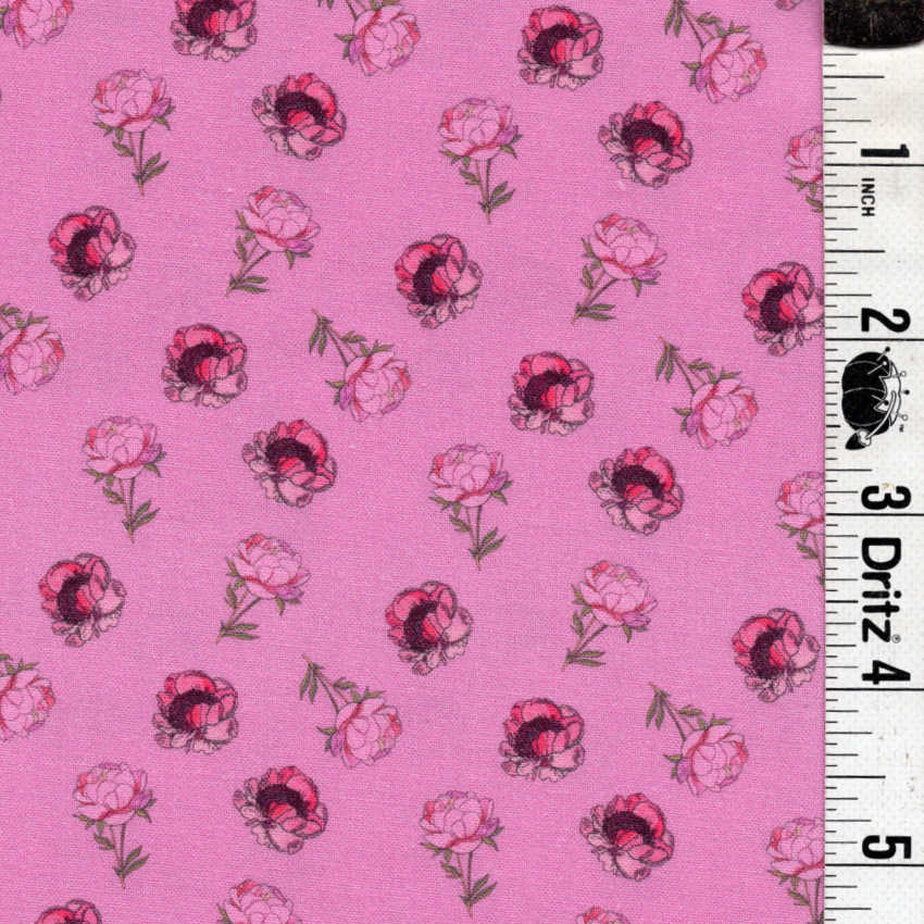 5-Yard Continuous Fabric Cuts Violet Petal Pop – Endless Possibilities!