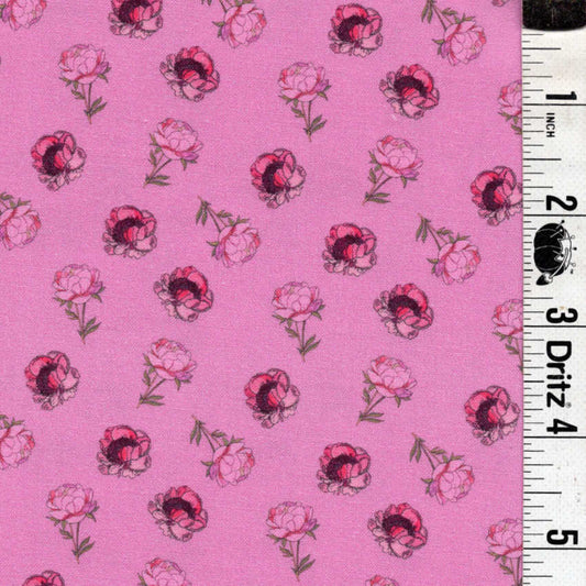 5-Yard Continuous Fabric Cuts Violet Petal Pop – Endless Possibilities!