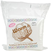 Warm & White Quilt Batting, Full 90" x 96"
