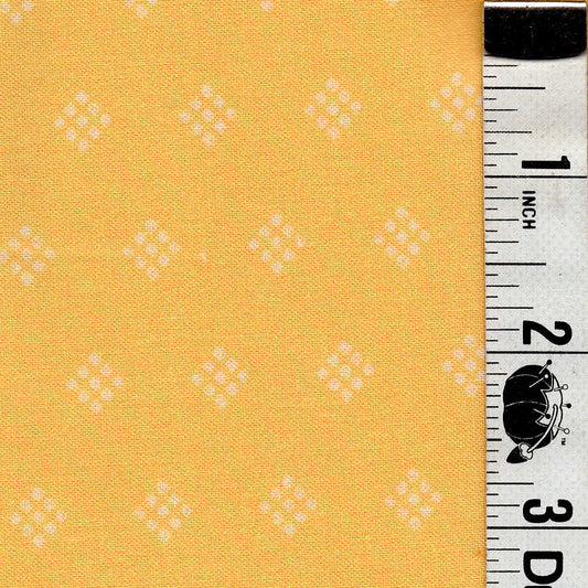 5-Yard Continuous Fabric Cuts Diamonds on Yellow  – Endless Possibilities!
