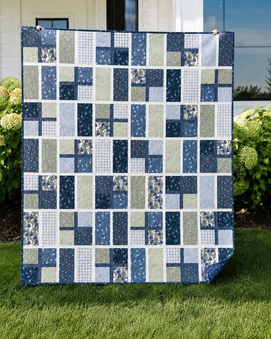 Apple Cider Sew-Ready Quilt Kit in New Beautiful Juniper Fabrics 65" X 76"
