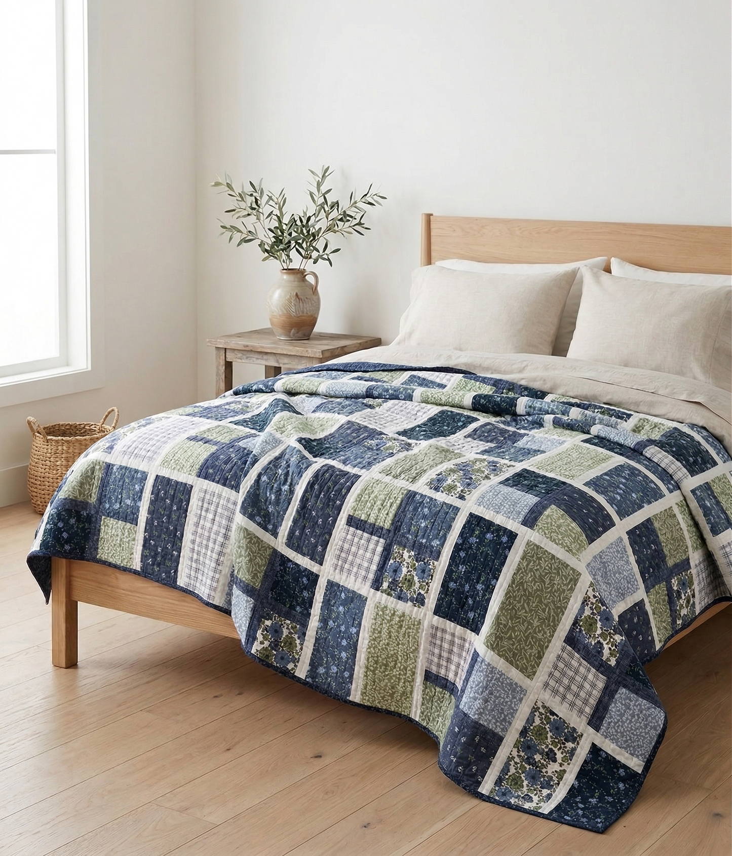 Apple Cider Sew-Ready Quilt Kit in New Beautiful Juniper Fabrics 65" X 76"