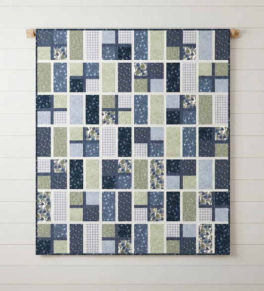 Apple Cider Sew-Ready Quilt Kit in New Beautiful Juniper Fabrics 65" X 76"