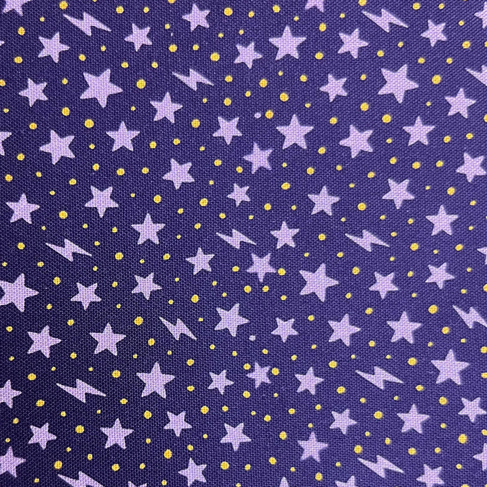 Purple Star Backing for Spooky Summit quilt, 4 yards – My Fabric Addiction