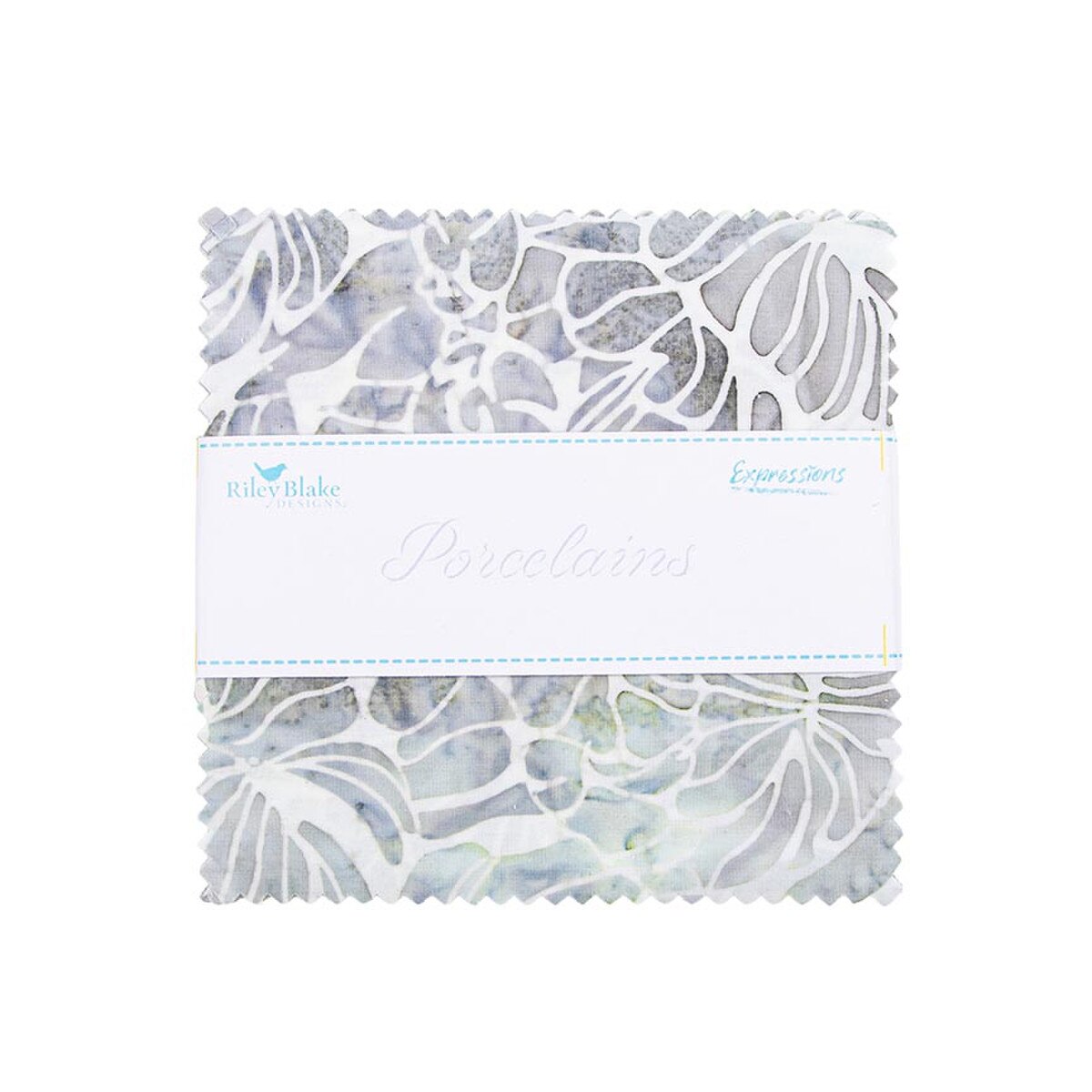 Riley Blake Designs 10-23454-42 Batiks Porcelains precut 10 Inch Stacker Porcelains Collection
