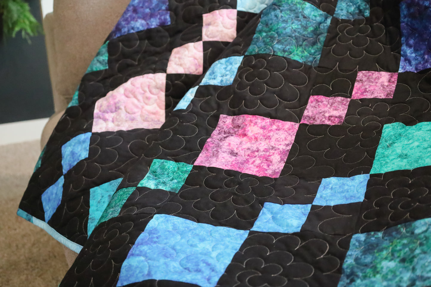 Beaded Jewels: Nightlife Sew-Ready Precut Quilt Kit