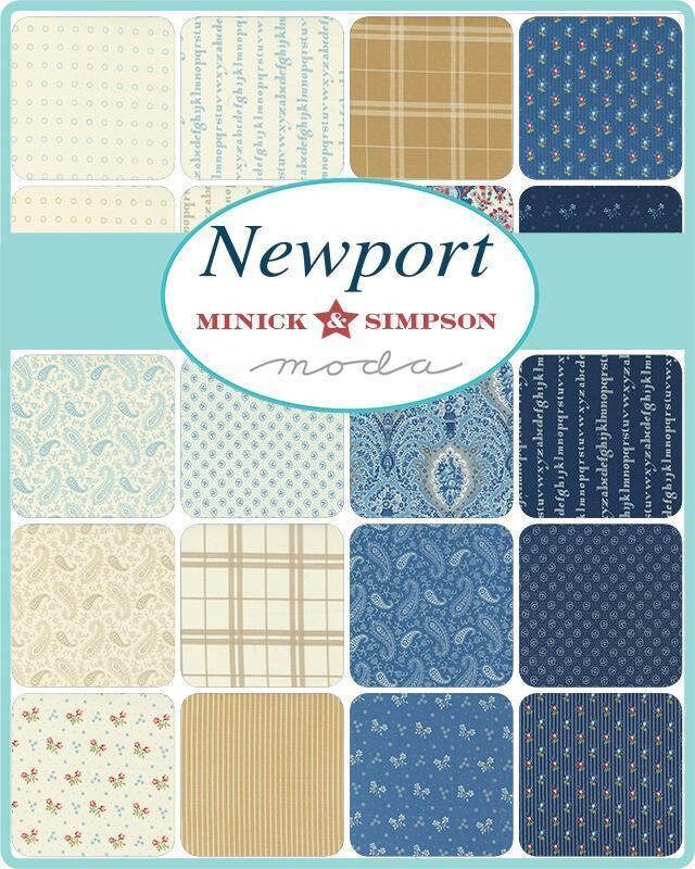 Newport By Minick & Simpson pre cut Layer Cake 10 " fabric squares quilt Moda Fabric 14930LC