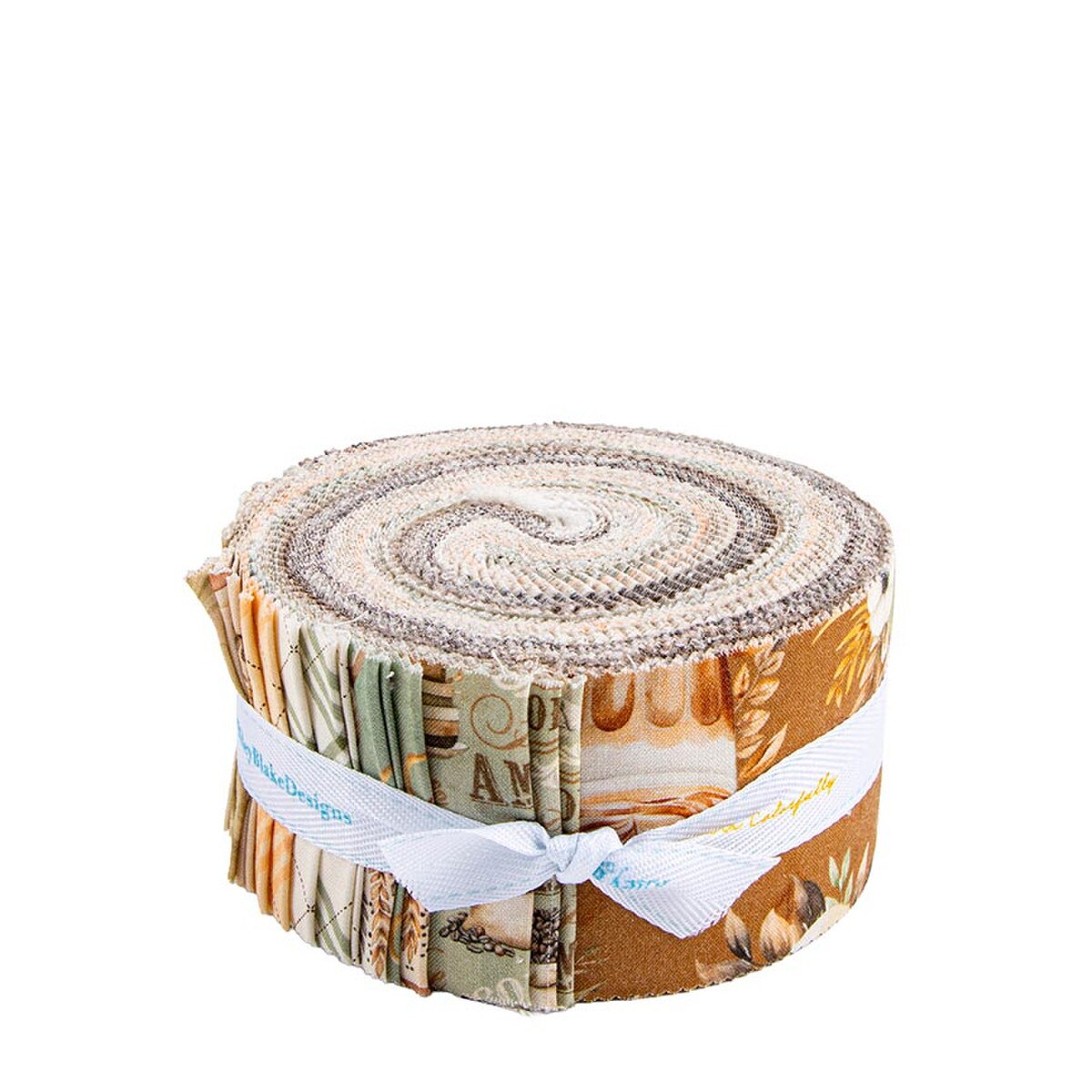 Riley Blake Batiks Coffee Time 40 piece 2.5-inch Strips Jelly Roll RP-17130-40 by The RBD Designers