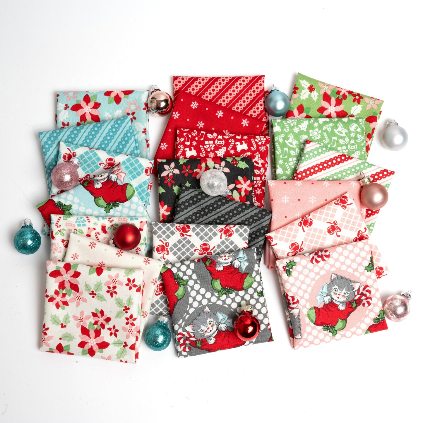 Kitty Christmas Jelly Roll® by Urban Chicks for Moda 31200JR