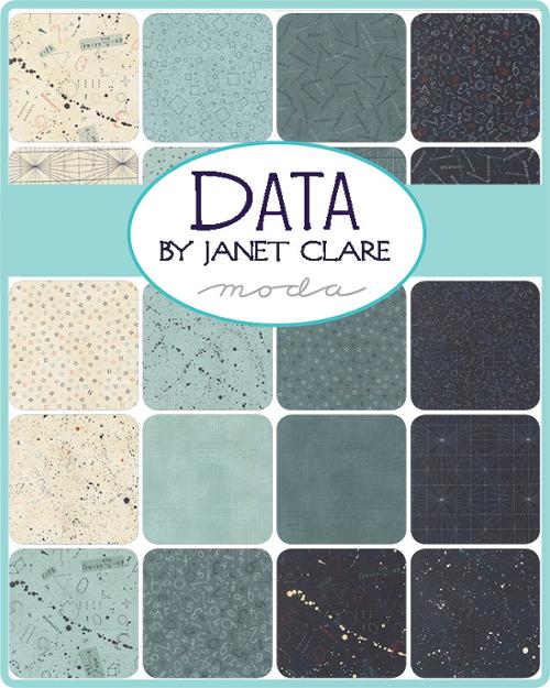 Data Layer Cake® 24670LC Moda Precuts Layer Cake 10" squares quilt fabric by Janet Clare