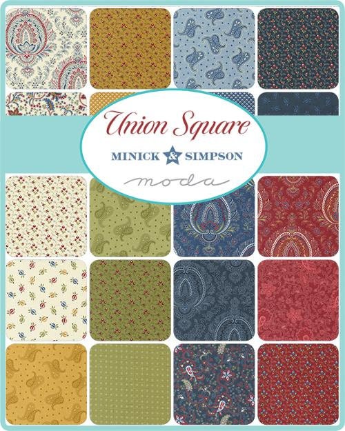 Union Square Layer Cake® 14950LC Moda Precuts pre-cut Layer Cake 10" squares quilt fabric by Minick & Simpson