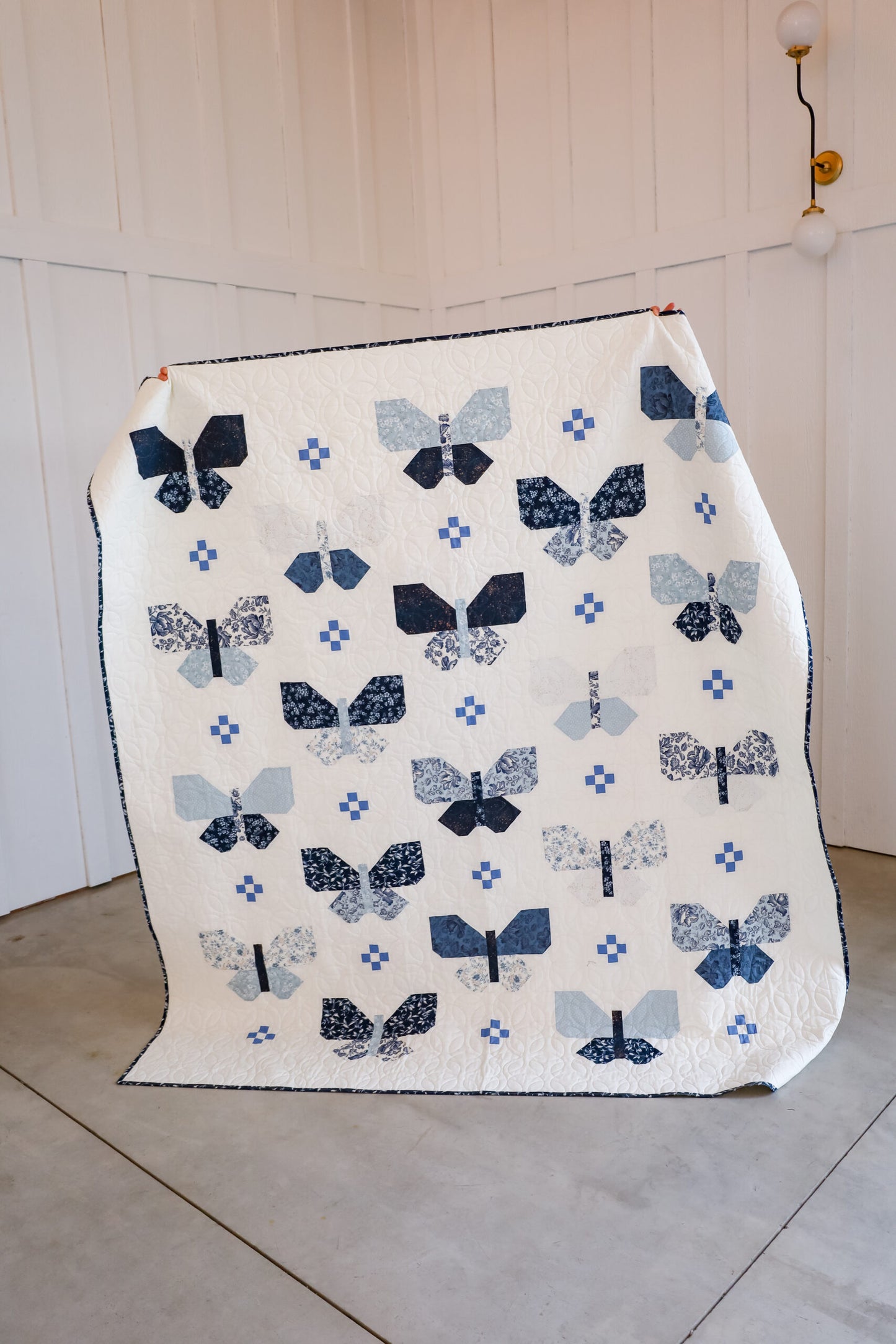 Flutter Pre-Cut Sew-Ready Quilt Kit Featuring Cascade Fabric by 3 Sisters Moda image 2