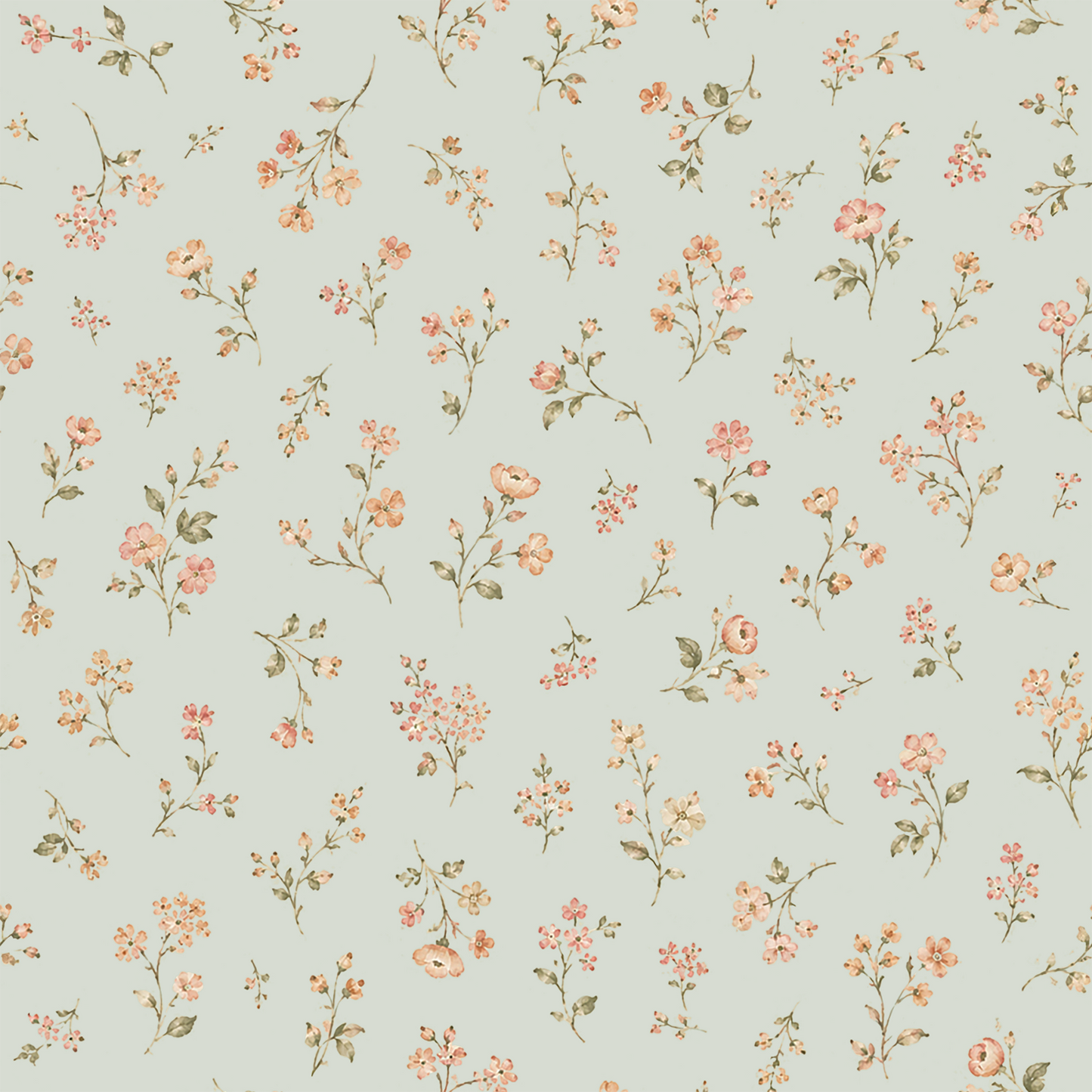French Cottage Floral Backing for French Countryside 4.33 yards