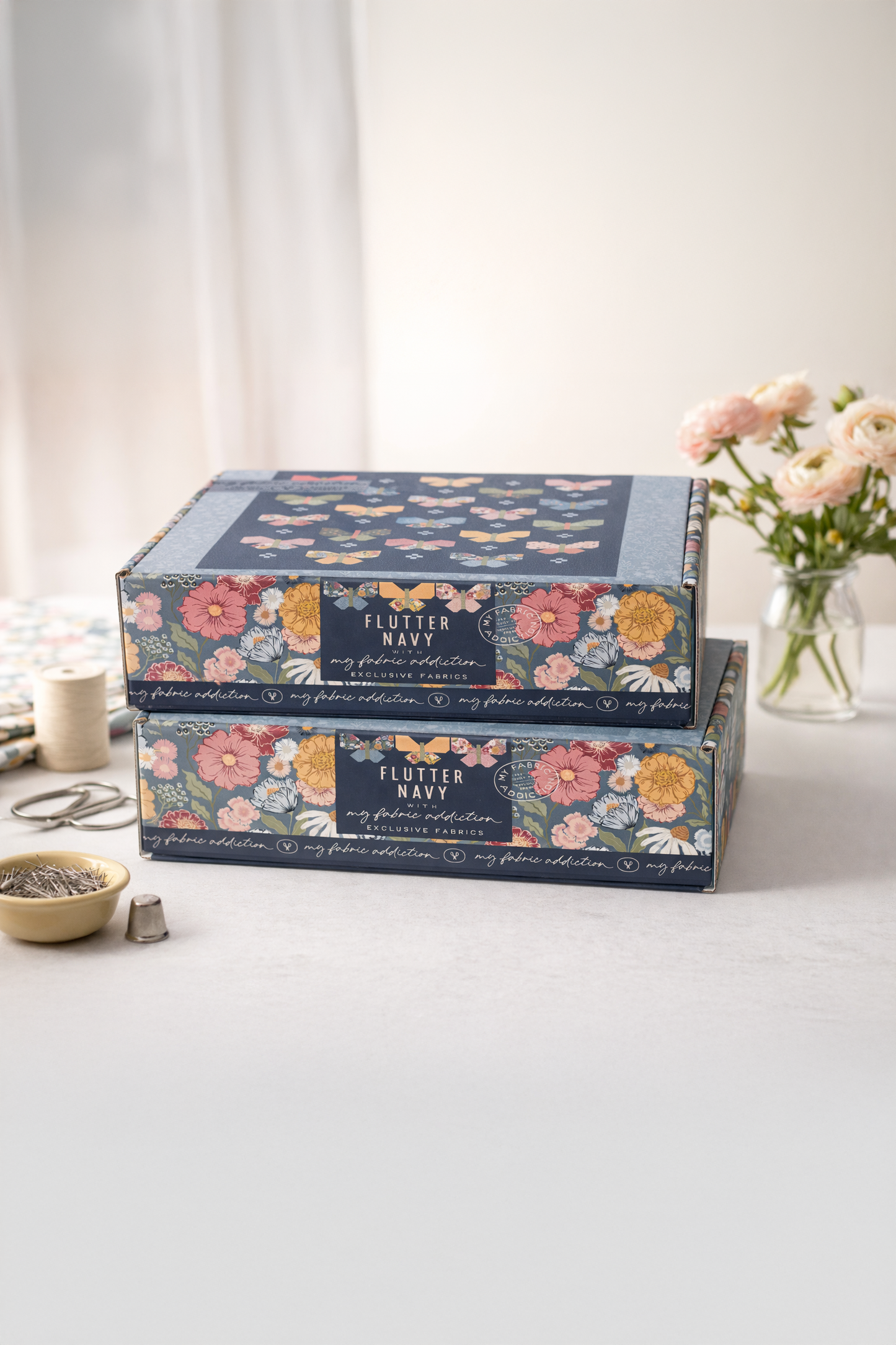 Flutter Lella Boutique Pre-Cut Ready-To-Sew Quilt Kit Featuring Gorgeous New Fabrics