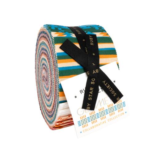 Geometry Jelly Roll® RS5170JR Ruby Star Moda Precuts Jelly Roll 100% cotton fabric quilt strips by Ruby Star Society