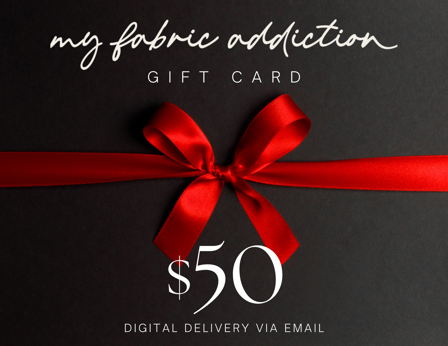 My Fabric Addiction Gift Card