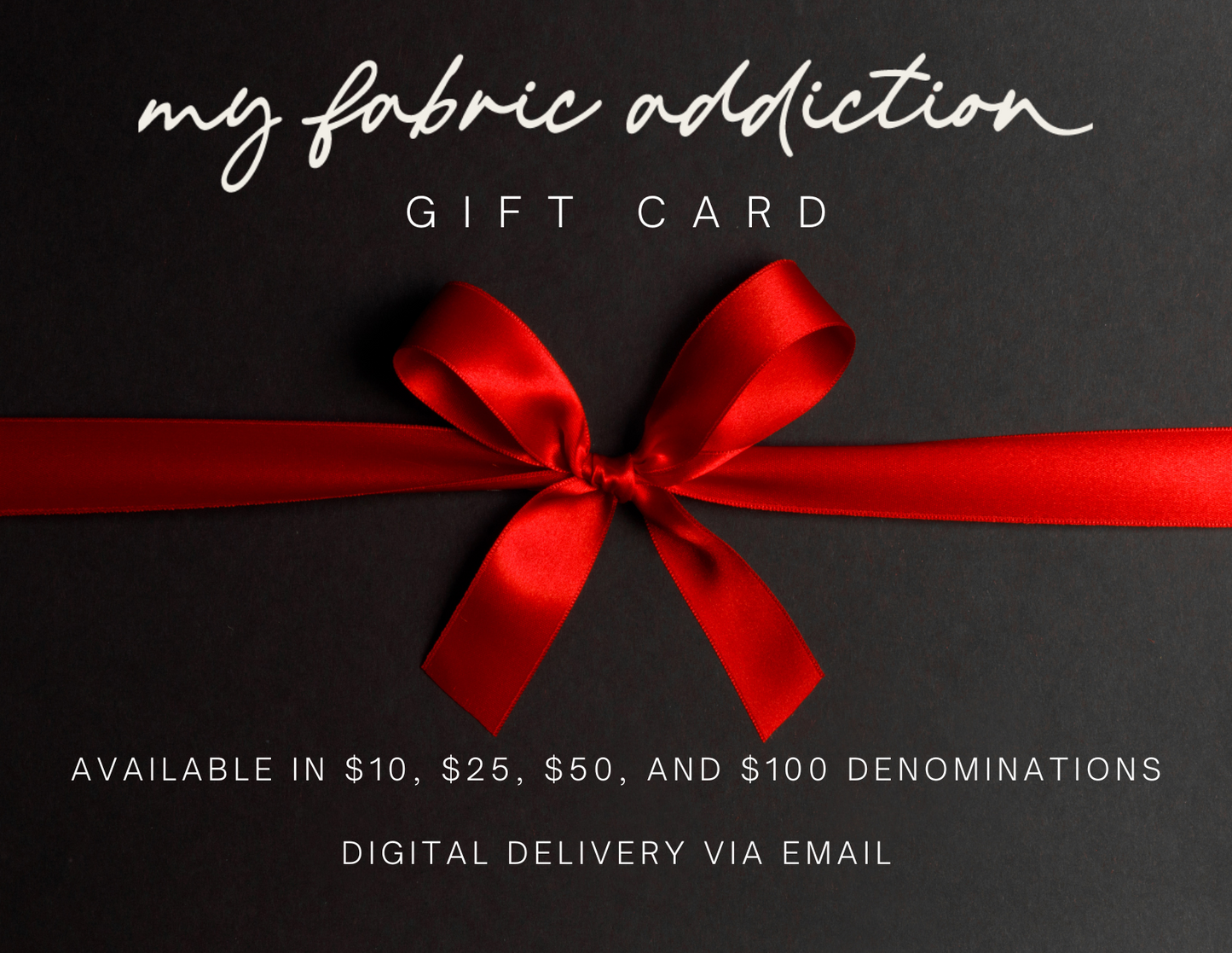 My Fabric Addiction Gift Card