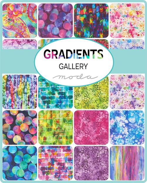 Gradients Gallery Layer Cake® 33880LC Moda Precuts Precuts Layer Cake 10" squares quilt fabric by Moda