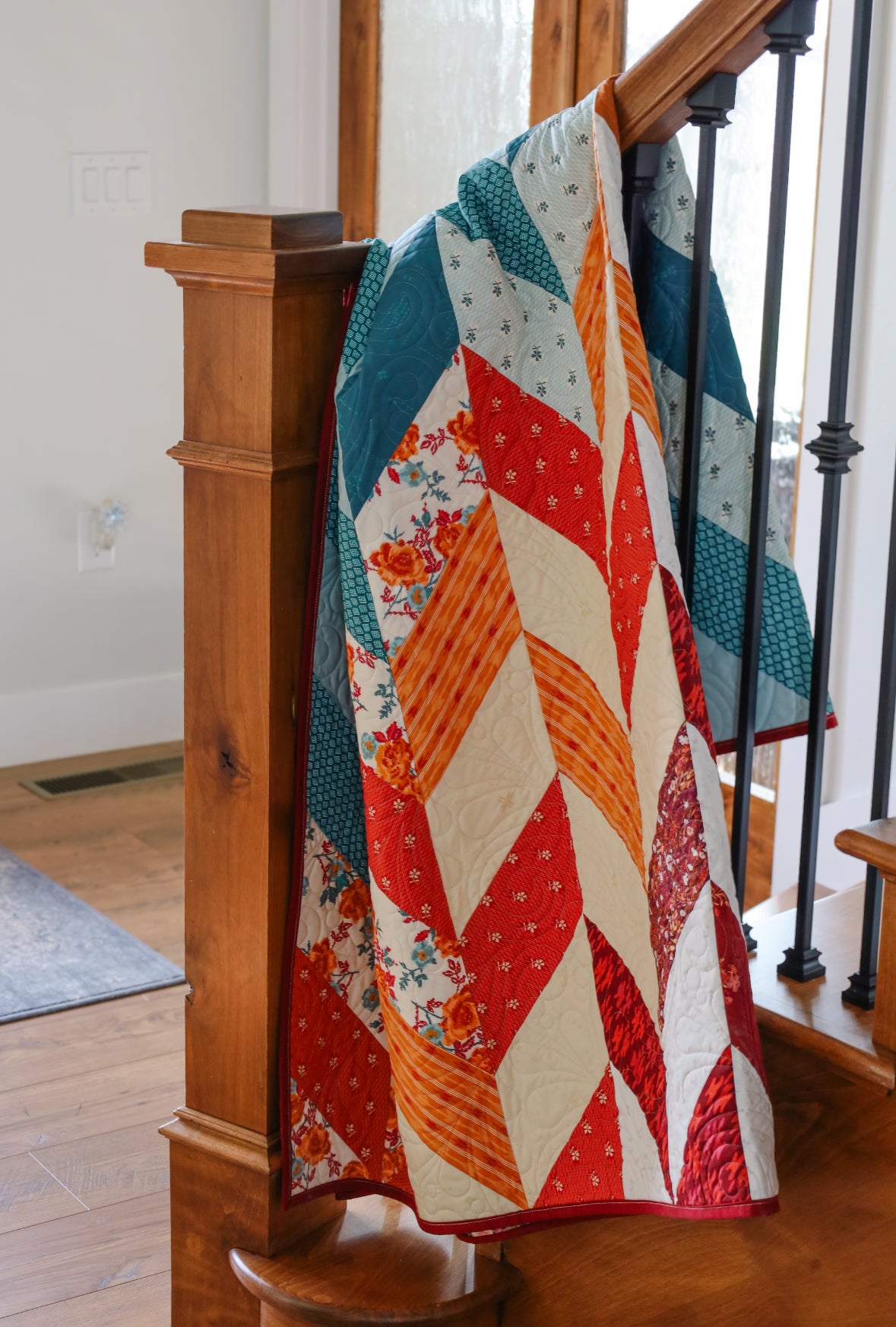 Herringbone Ombre Sew-Ready Precut Quilt Kit
