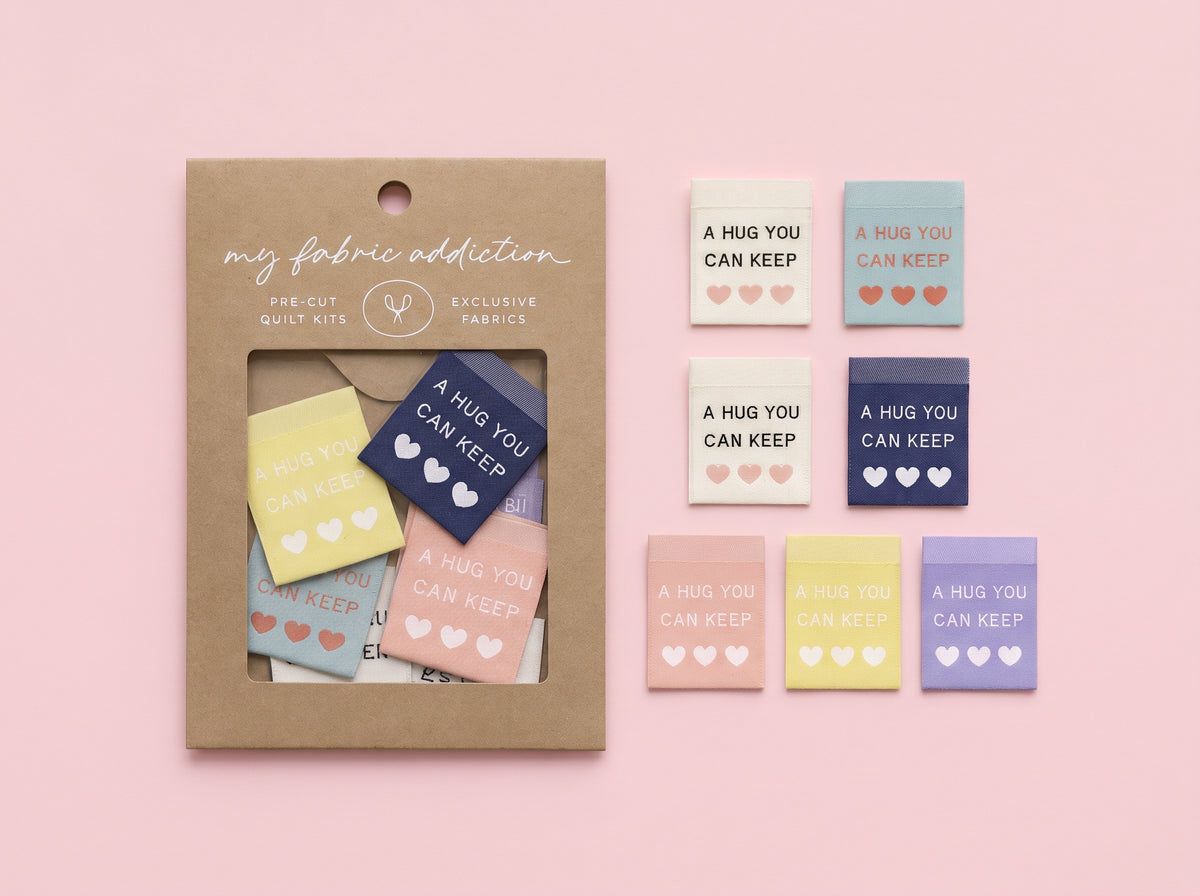 Quilt Tags Pack - A Hug You Can Keep