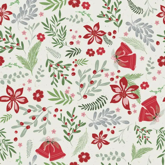 BUNDLE 07 Riley Blake Mistletoe C16400 5 Yard Assorted Scrap Bundle 100% cotton quilting fabric