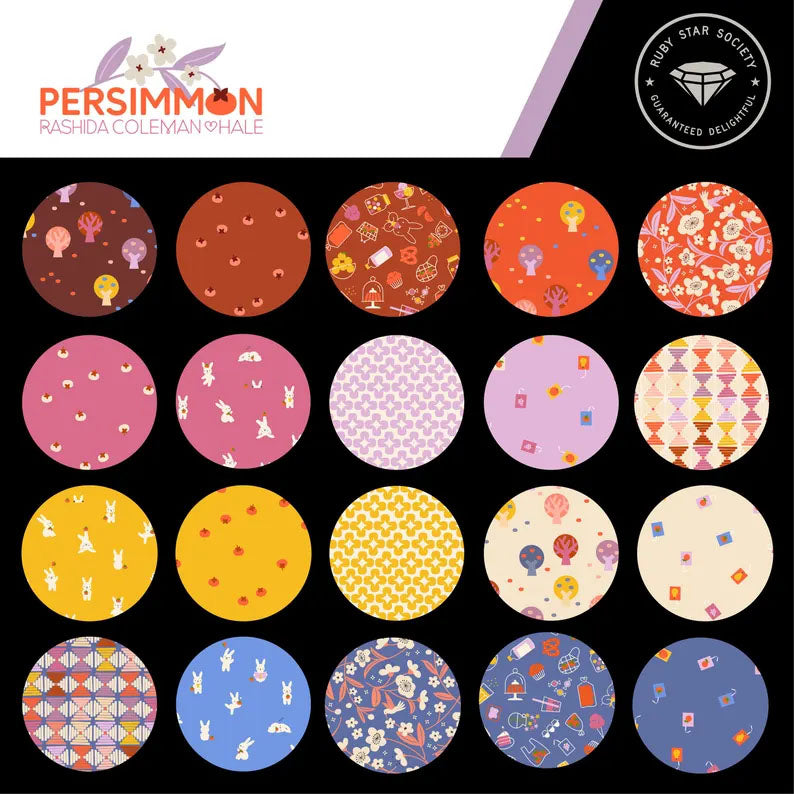 Persimmon Jelly Roll® RS1118JR Ruby Star Precut 100% cotton fabric quilt strips by Rashida Coleman Hale