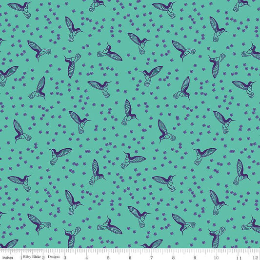 END OF BOLT 27 Riley Blake C15546 Botanic Blast Vivid 100 percent cotton fabric