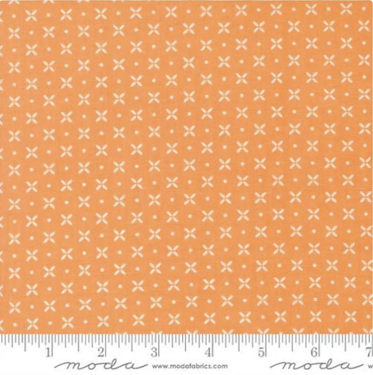 Laguna Sunrise Orange Peel Blenders Dot By Sherri and Chelsi for Moda END OF BOLT 1 Yard 18 inch remnant 100% Cotton Quilting Fabric