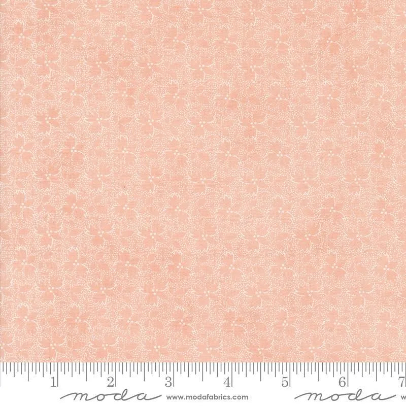 ENDOFBOLT73 Sandalwood Rose Quartz 4438715 Moda Fabric basic 100% cotton quilting by 3 Sisters