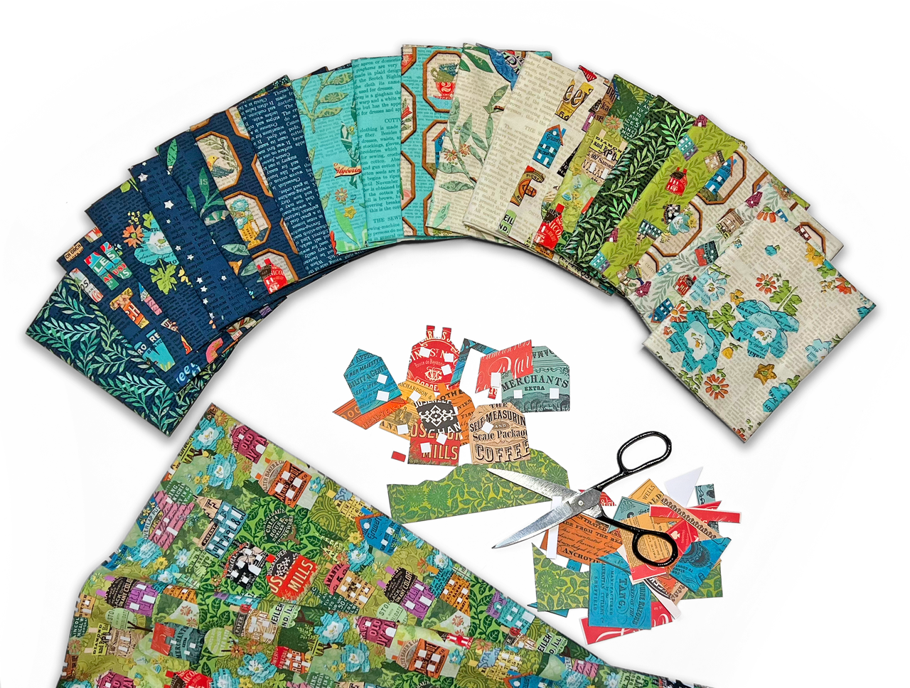 Paper Hamlet Layer Cake® 39560LC Moda Precuts pre-cut Layer Cake 10" squares quilt fabric by Cathe Holden