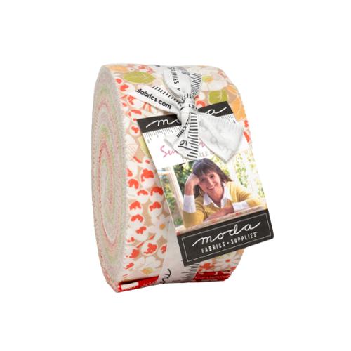 Summers End Jelly Roll® 35430JR Moda Precuts Jelly Roll 100% cotton fabric quilt strips by Fig Tree Co