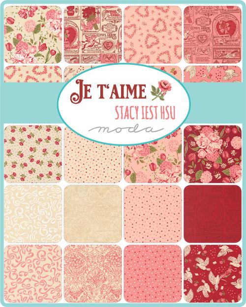 Je Taime Jelly Roll® 20990JR Moda Precuts 100% cotton fabric quilt strips by Stacy Iest Hsu