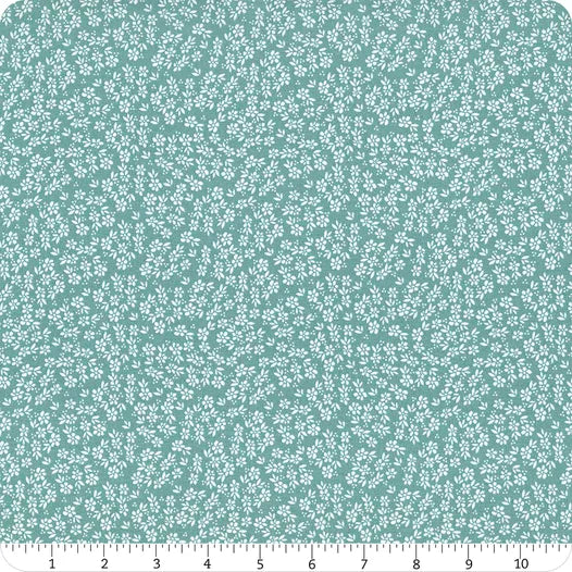 Laguna Sunrise 37685-18 Teal by Sherri & Chelsi for Moda Fabrics End of Bolt Remnant 4 yards 16 inches 100 Percent cotton fabric