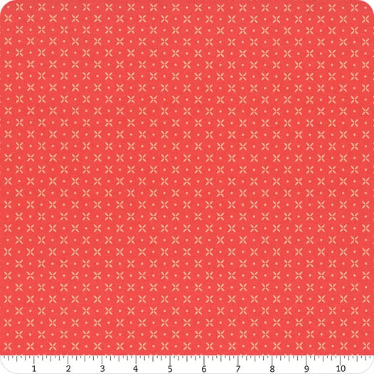 Laguna Sunrise 37686-16 Geranium By Sherri and Chelsi for Moda Fabrics End of Bolt Remnant 3 yards 9 inches, 100 percent cotton fabric
