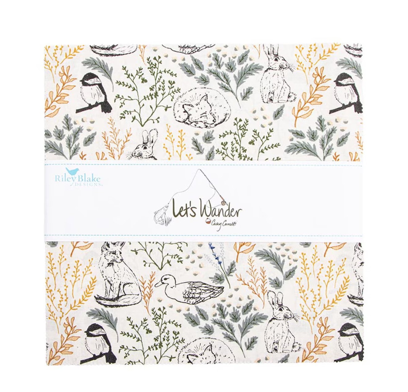 Riley Blake Designs 10-16880-42 Let's Wander precut 10 Inch Stacker by Casey Cornetti