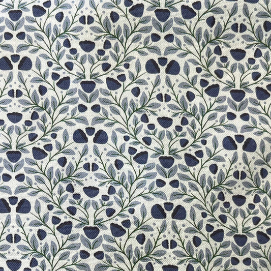 Light blue minifloral backing for Picket Fences Jewel quilt, 4.25 yards