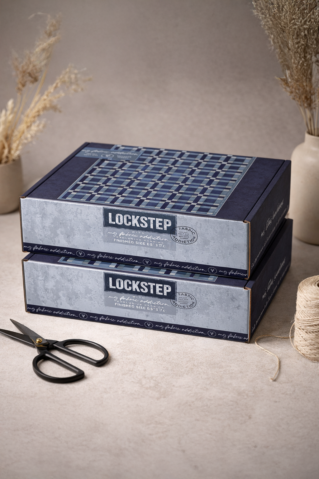 Lockstep Pre-cut Sew-Ready Quilt Kit | 65"x75"