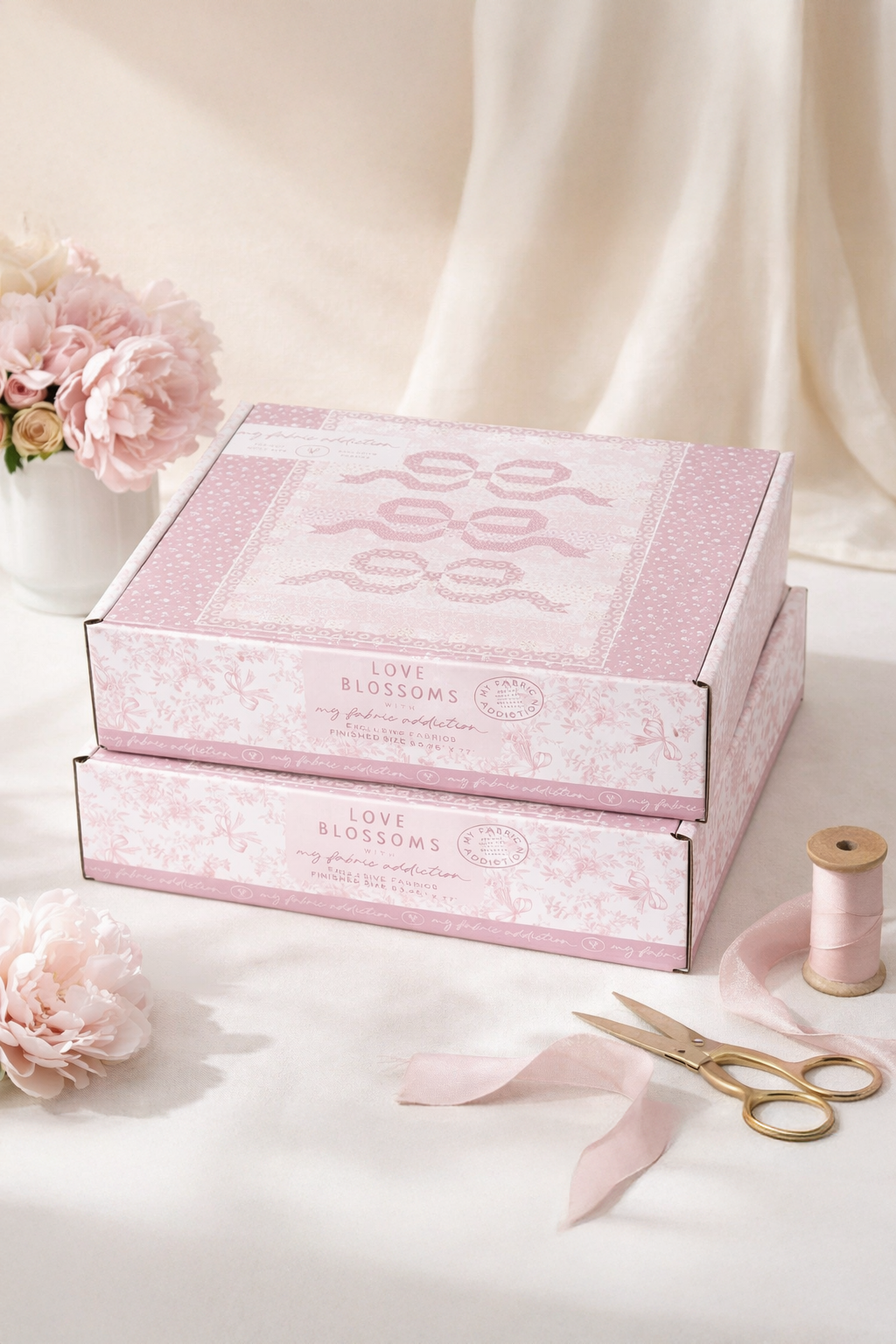 Love Blossoms Pre Cut Quilt Kit