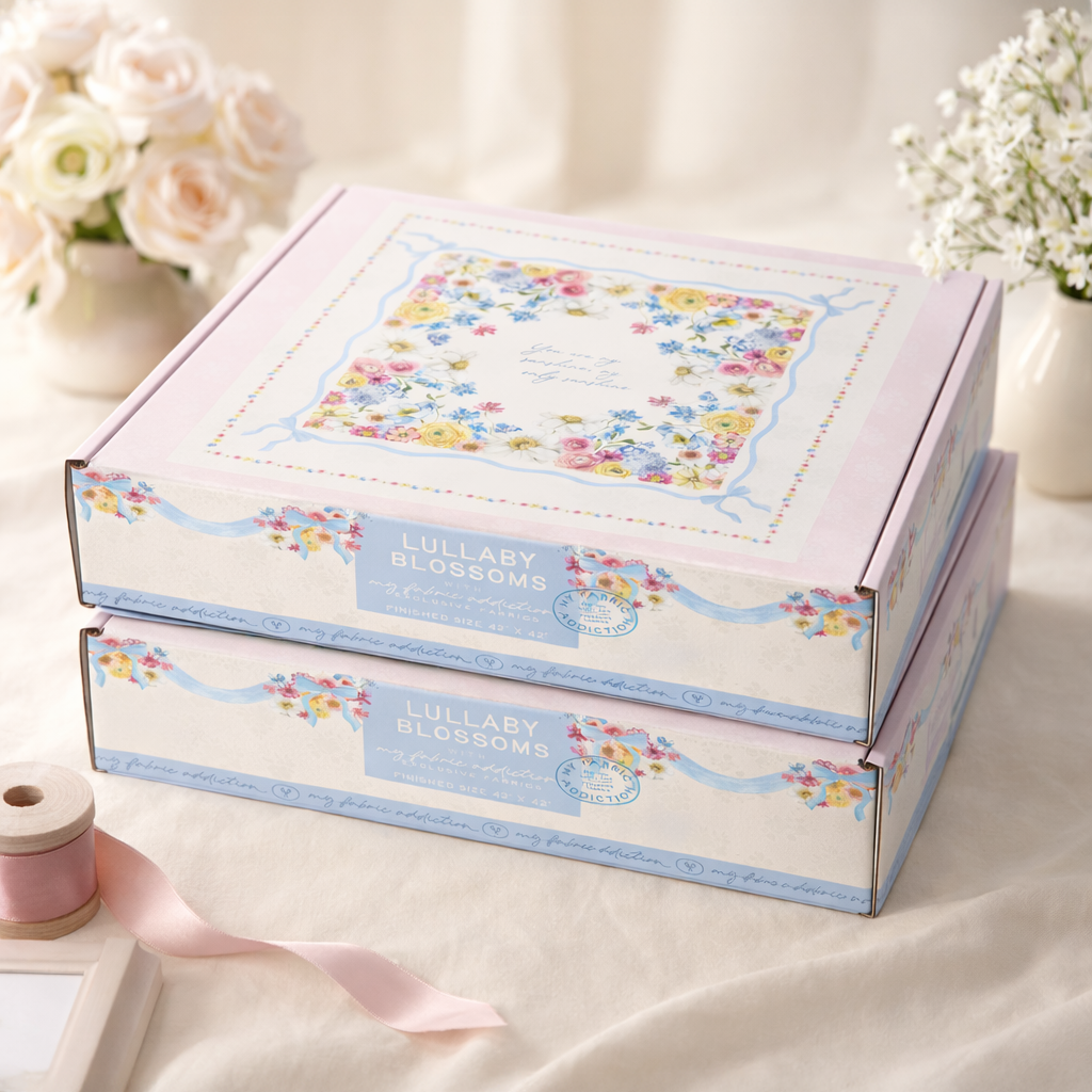 Lullaby Blossoms Easy Snuggle Quilt Kit - (PlushMere Backing Included)
