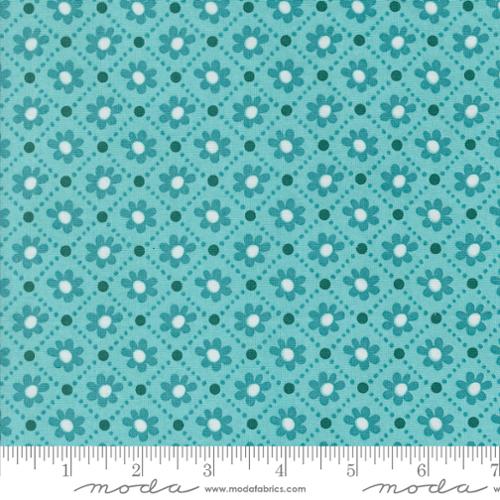 Sunday Brunch Mint Tea 30754 12 by BasicGrey for Moda Fabrics End of Bolt Remnant 2 yards, 27 inches 100 Percent cotton fabric