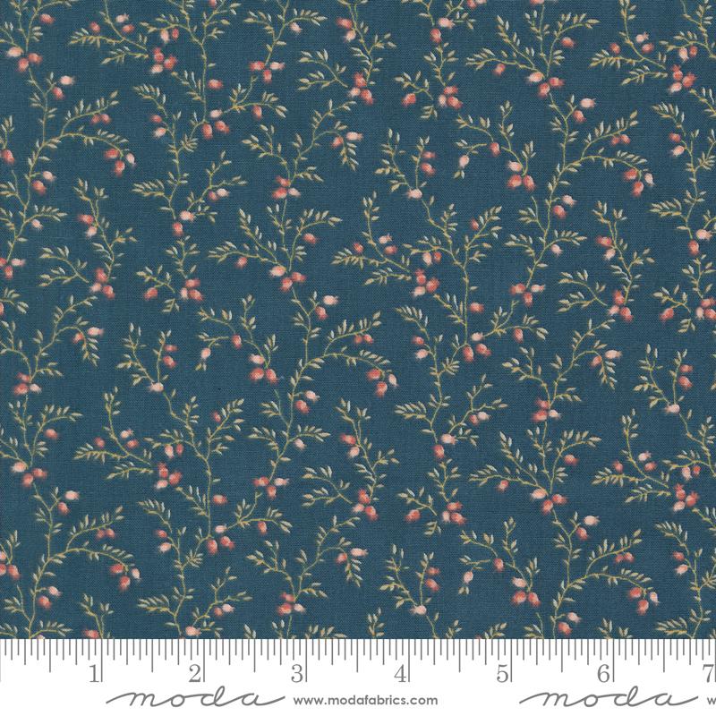 Sandalwood Indigo 4438614 Moda Fabric BY THE YARD basic 100% cotton quilting by 3 Sisters