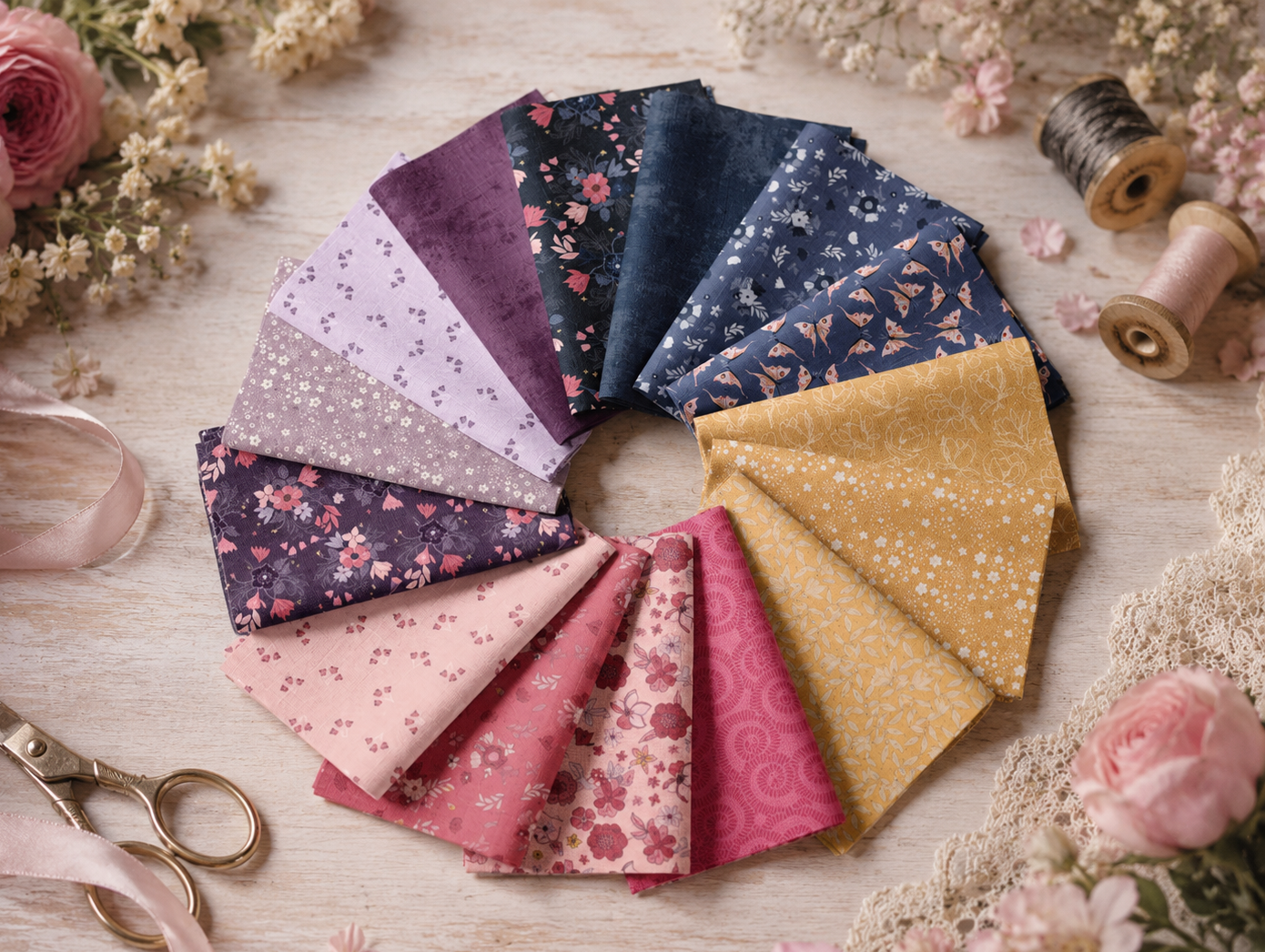Mystic Scrappy Stars Sew-Ready Quilt Kit