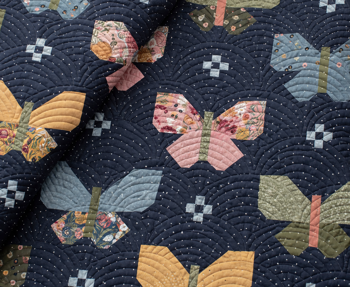 Flutter Lella Boutique Pre-Cut Ready-To-Sew Quilt Kit Featuring Gorgeous New Fabrics